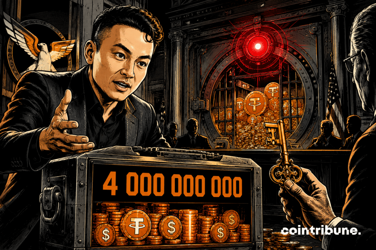 Justin Sun défend son projet crypto tandis qu’un coffre de 4 000 000 000 attend l’approbation finale des autorités sous haute tension financière.