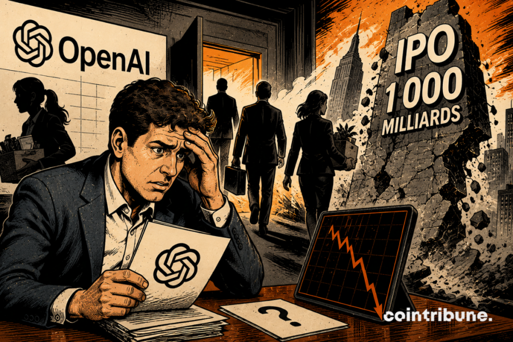OpenAI is in crisis, facing the departure of executives while its ambitious IPO plans teeter dangerously under financial pressure.