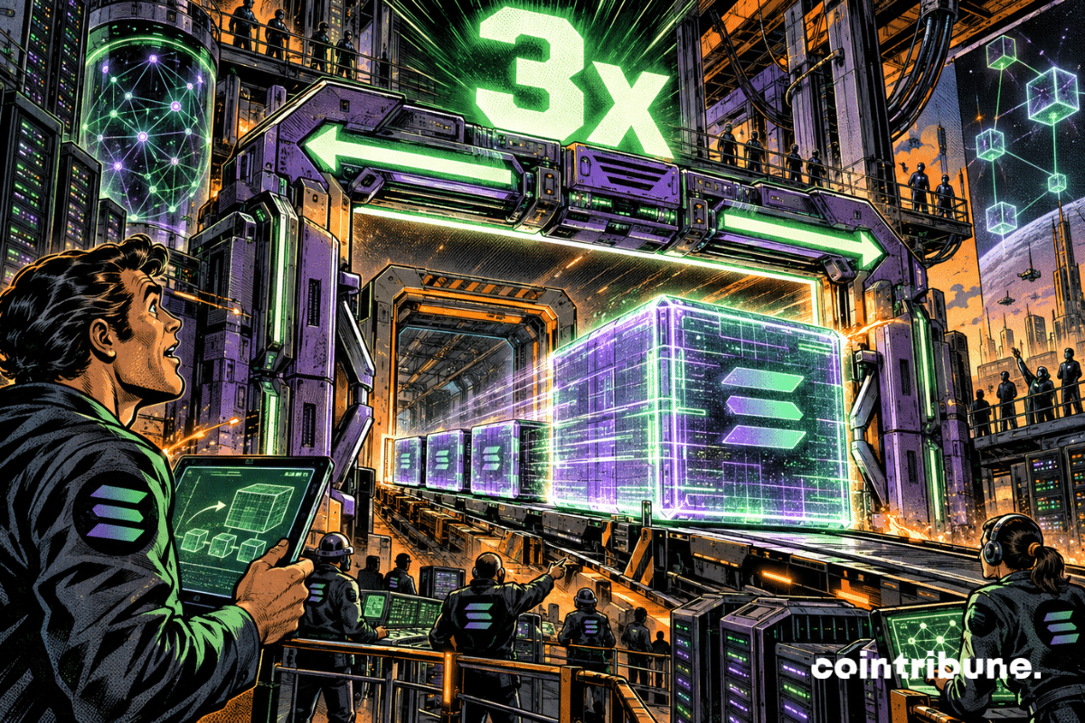 Crypto: Solana triples The Maximum Size of Its Transactions - Cointribune