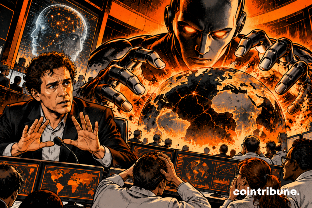 A giant AI threatens the Earth.