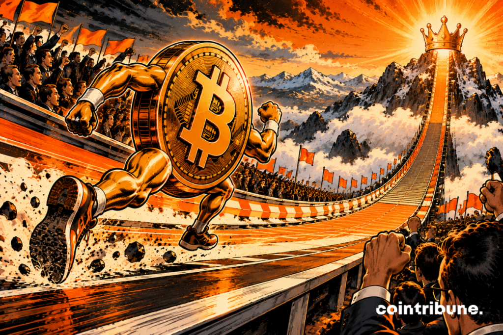 Bitcoin conquers the summit.