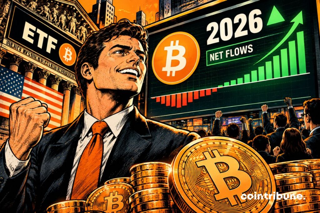 Les ETF Bitcoin repassent en territoire positif pour 2026, après avoir frôlé un trou de 5,8 milliards de dollars. Un bon signe, vraiment ?