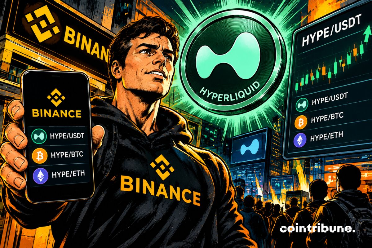 Crypto : Binance liste Hyperliquid (HYPE) avec 3 paires spot 