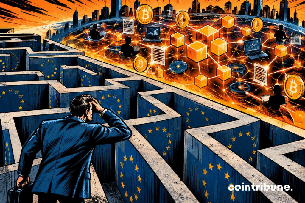 A European regulator lost in a maze, facing a DeFi network that’s slipping through its grasp.
