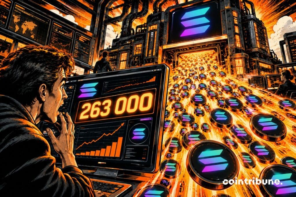 Solana bat un record de tokens crypto émis en un jour, mais ses revenus quotidiens de 5,09 millions $ révèlent sa vraie force économique.