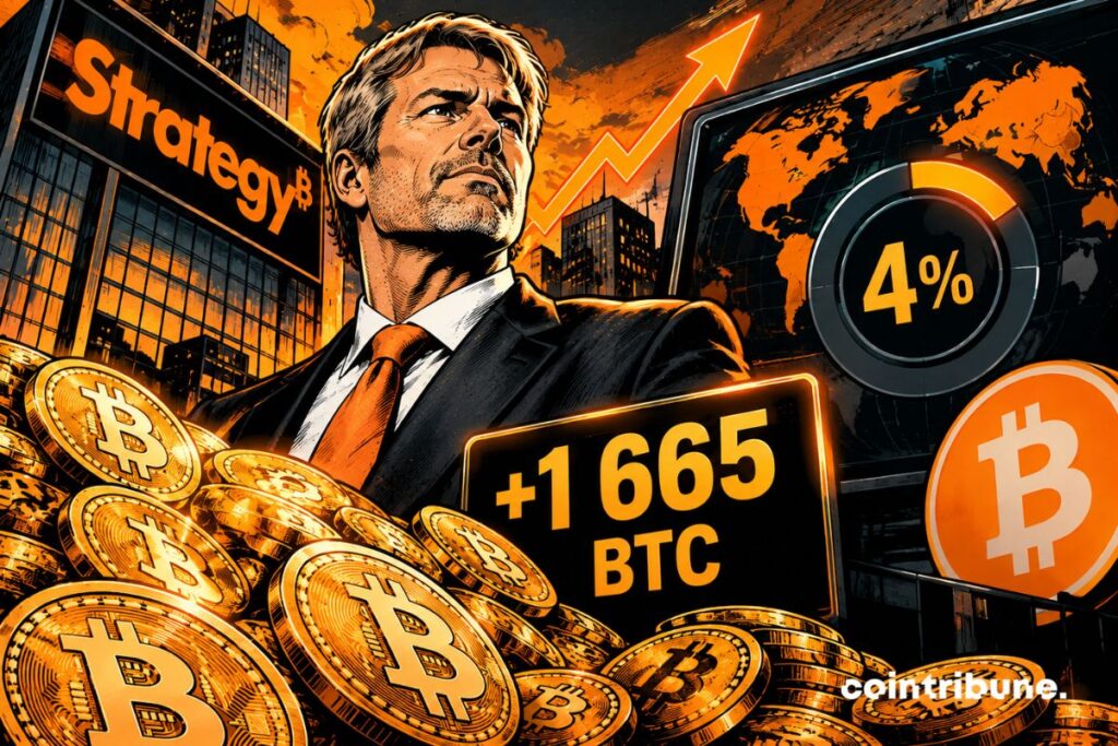 Strategy acquires an additional 1,665 BTC and surpasses the 847,000-bitcoin mark. Meanwhile, Strive is also bolstering its reserves.
