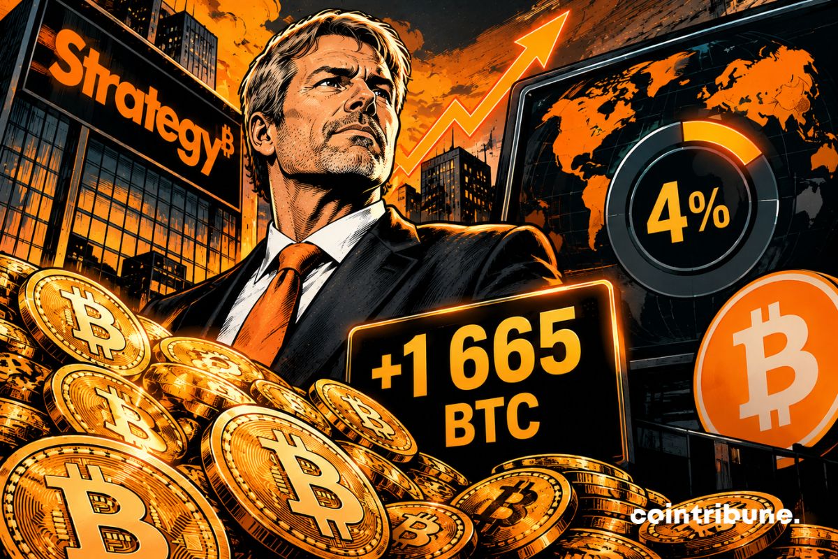 Strategy acquires an additional 1,665 BTC and surpasses the 847,000-bitcoin mark. Meanwhile, Strive is also bolstering its reserves.