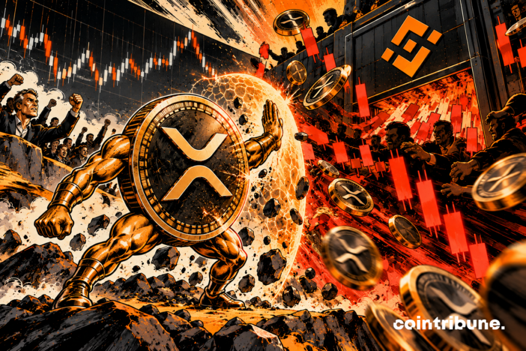 Le XRP résiste contre une pression de vente.