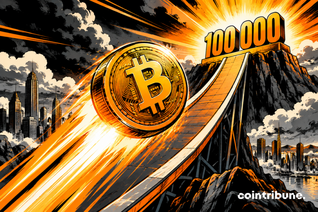 Bitcoin en pleine ascension vers une cible de 100 000 dollars, avec une résistance à 80 000 dollars