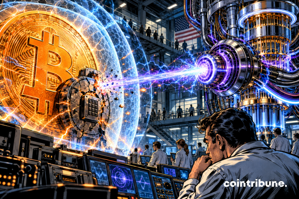 Un ordinateur quantique américain teste le bouclier cryptographique protégeant un Bitcoin géant dans un laboratoire.