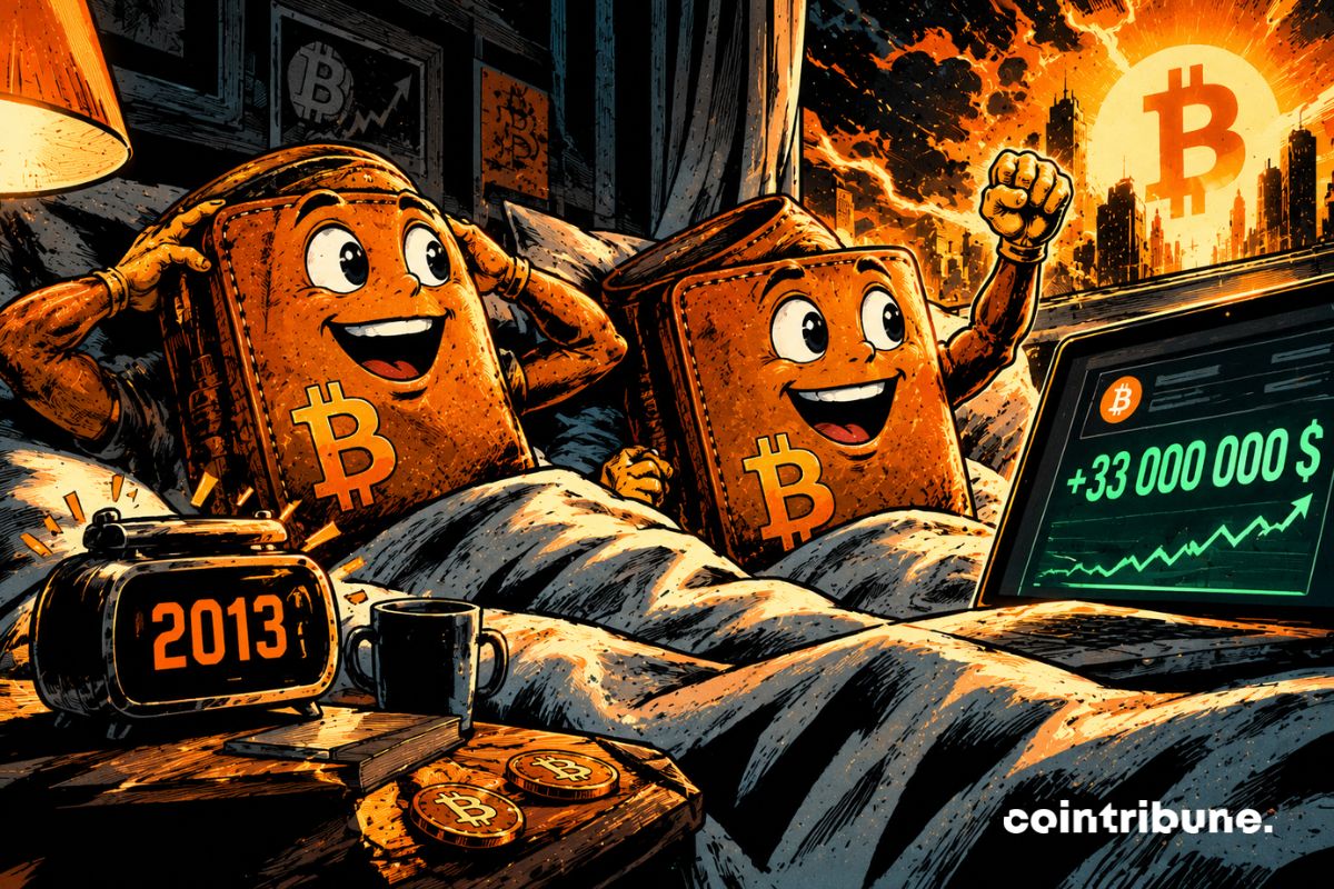 Bitcoin : Deux portefeuilles de 2013 se réveillent avec 33 millions $ de profit