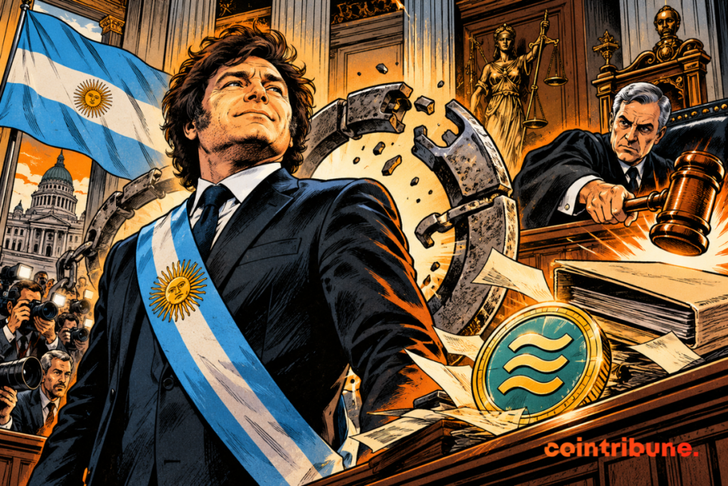 Javier Milei se muestra aliviado ante un juez argentino, mientras se desestima una causa judicial relacionada con la criptomoneda Libra.