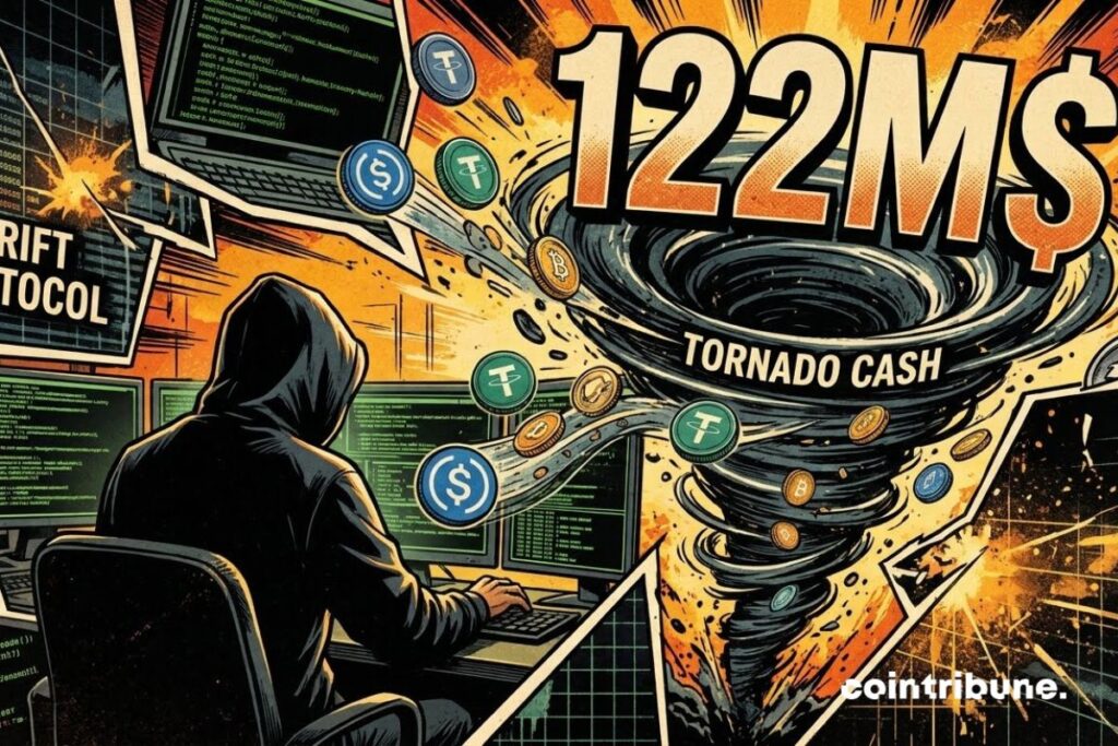The hacker of Drift Protocol moves 2 million on Tornado Cash. A crypto laundering record that alarms Changpeng Zhao(CZ).