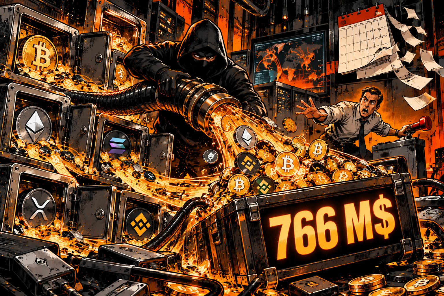 September Crypto Hacks Caused A Record $766M In Losses