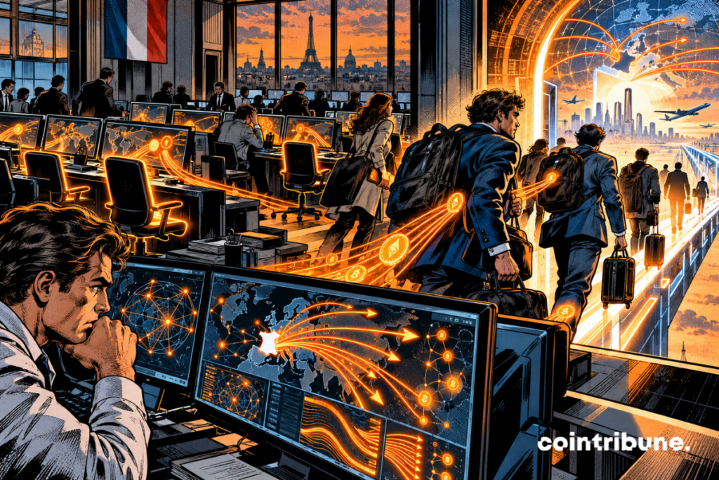 Des traders crypto quittent une salle de marché française tandis que leurs flux numériques partent vers l’étranger