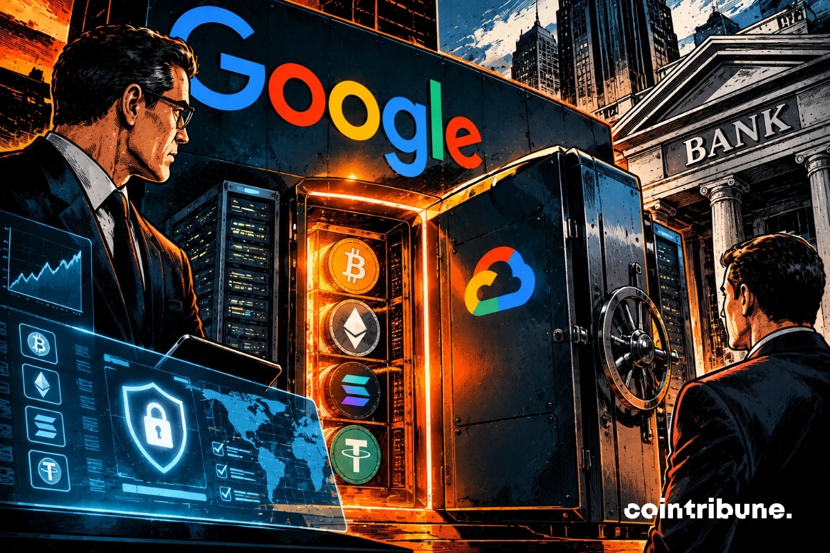 Faced with AI threats, Google presents its crypto custody technology for banks, already tested on Ethereum and Solana.