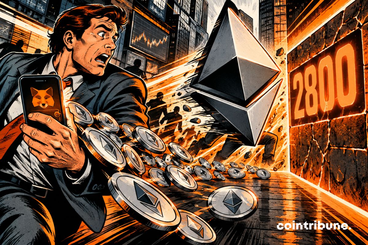 1.5 million ETH pending staking, and 786,000 ETH outflows after the MetaMask incident. Ethereum is stuck below $2,800.
