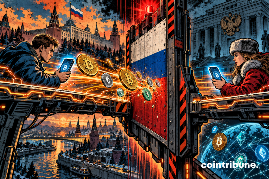 Two Russian individuals see their direct crypto transaction blocked by a regulatory barrier.