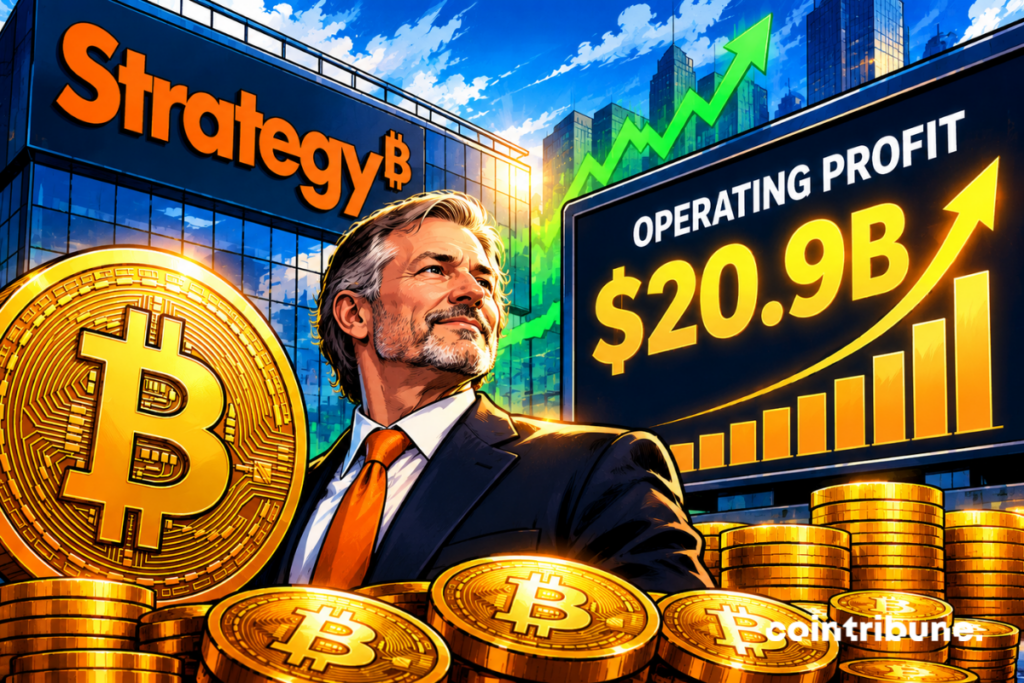 Strategy reports .9 billion in operating income, with Bitcoin and rising financial performance.