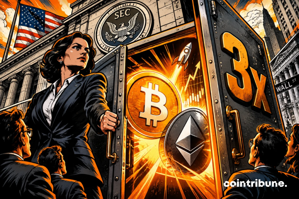 The SEC opens the door to 3x leveraged Bitcoin and Ether ETFs, propelling cryptocurrencies onto Wall Street.