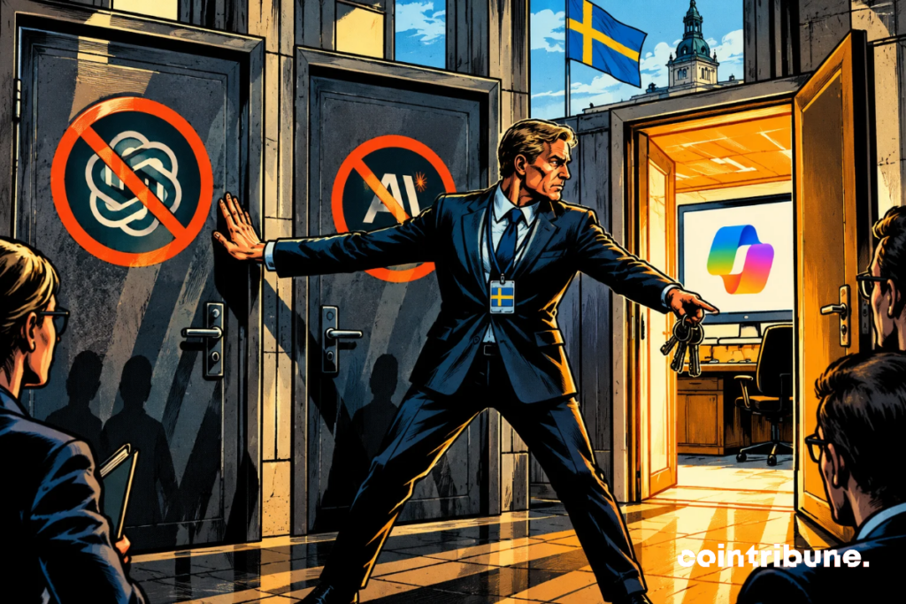 Sweden is blocking ChatGPT and Claude in its government agencies but is keeping Microsoft Copilot, illustrating a controversial and strategic technological choice.