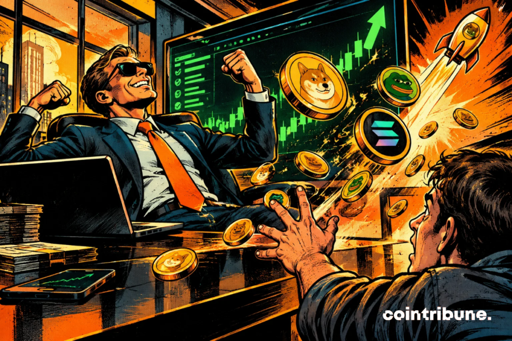 On Pump.fun, a trader celebrates his spectacular gains while a helpless investor discovers the invisible gap that separates the big winners.