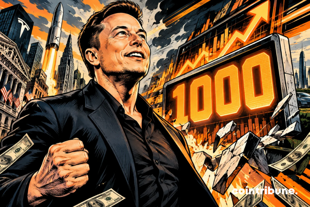 Elon Musk franchit symboliquement le seuil des 1 000 milliards, porté par une spectaculaire envolée financière, entre puissance, fortune et ambition.