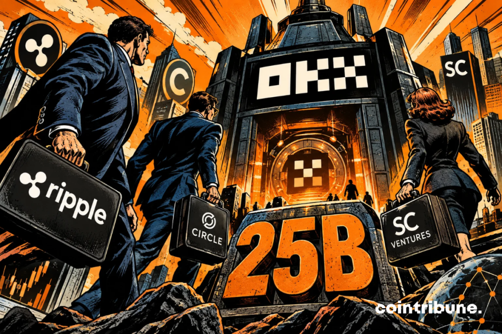 OKX muscle son tour de table avec Ripple, Circle et Standard Chartered