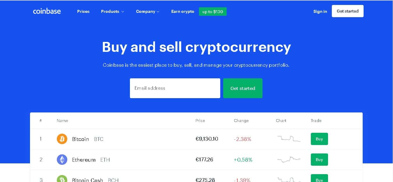 Coinbase est une plateforme parfaite pour les débutants