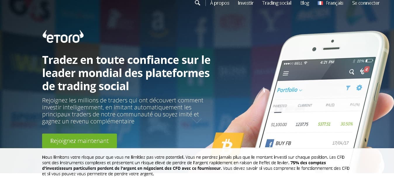 Rendez-vous sur eToro pour acheter vos premier jetons ADA avec une monnaie Fiat