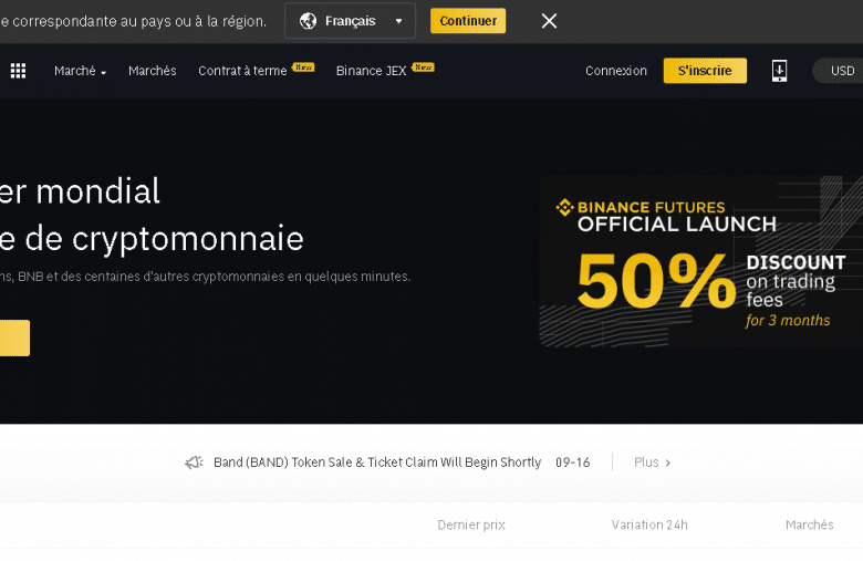 Binance est la plateforme d'échange de cryptomonnaie par excellence