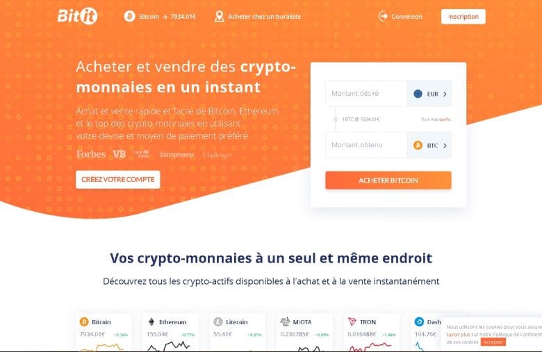 La plateforme d'achat Bitit est simple à comprendre