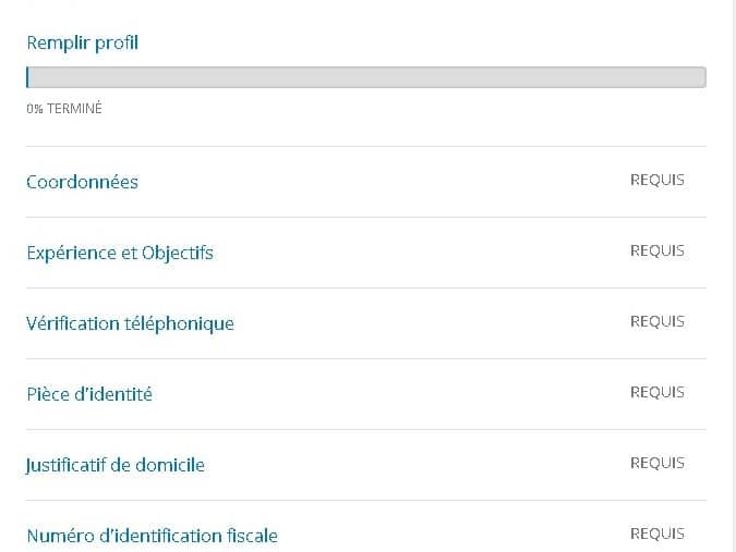 Vous pouvez également consulter la complétion de votre profil