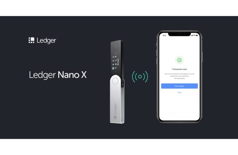 Le hardware Wallet Ledger Nano X dispose d'une fonctionnalité Bluetooth