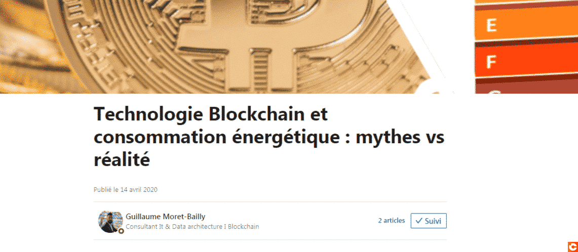 L'article sur les mythes de la blockchain et de la consommation énergétique 
