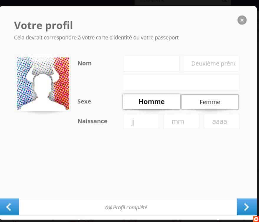 Plus votre profil sera complet, plus vous aurez de fonctionnalités sur la plateforme