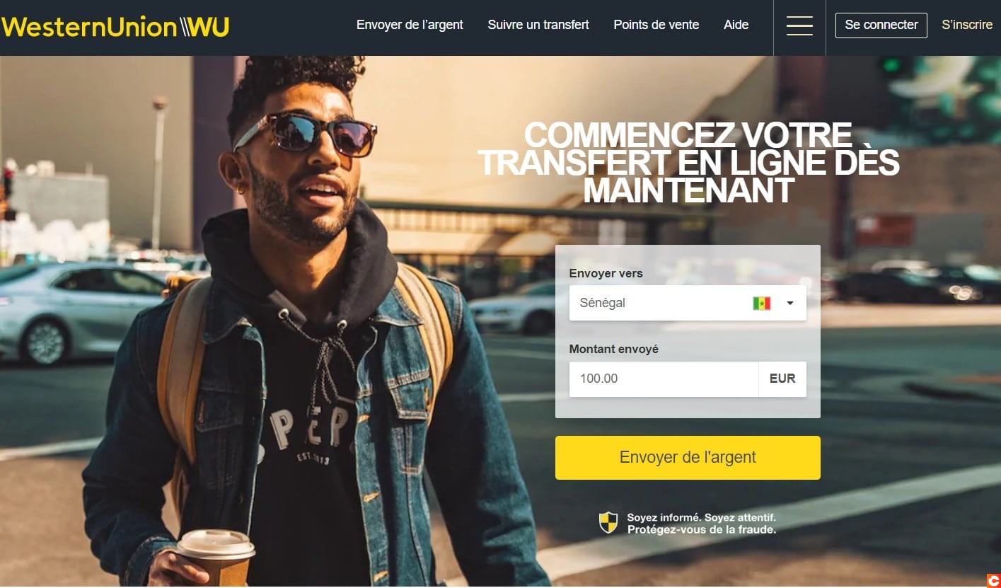 Western Union permet d'envoyer de l'argent dans 200 pays et territoires