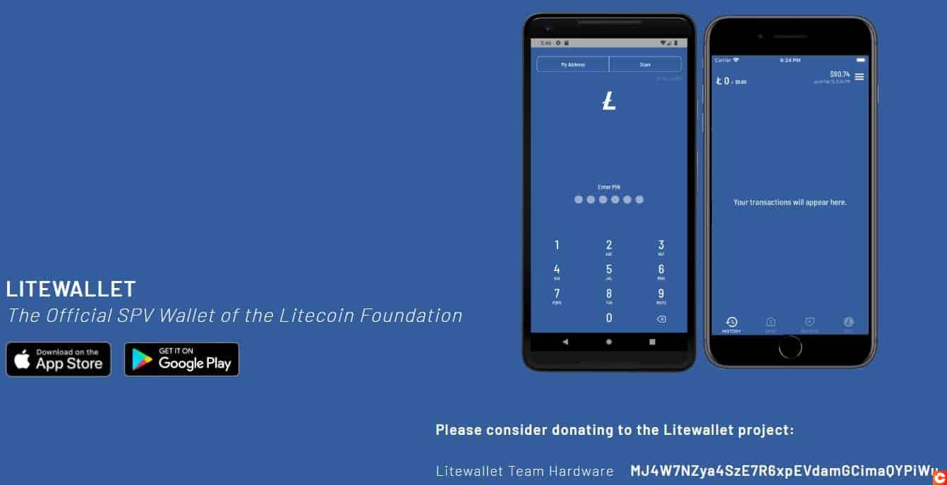 Anciennement LoafWallet, LiteWallet est un app wallet disponible sur Android et iOS