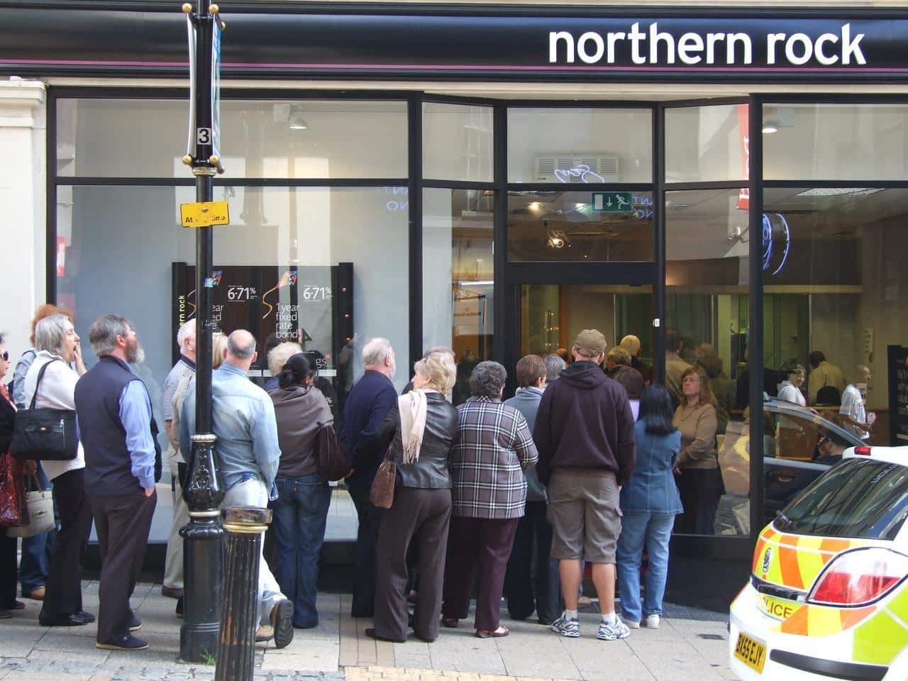 Bank RUn Northern rock