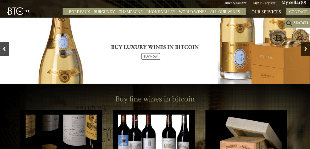 bitcoin vin BTC Wine