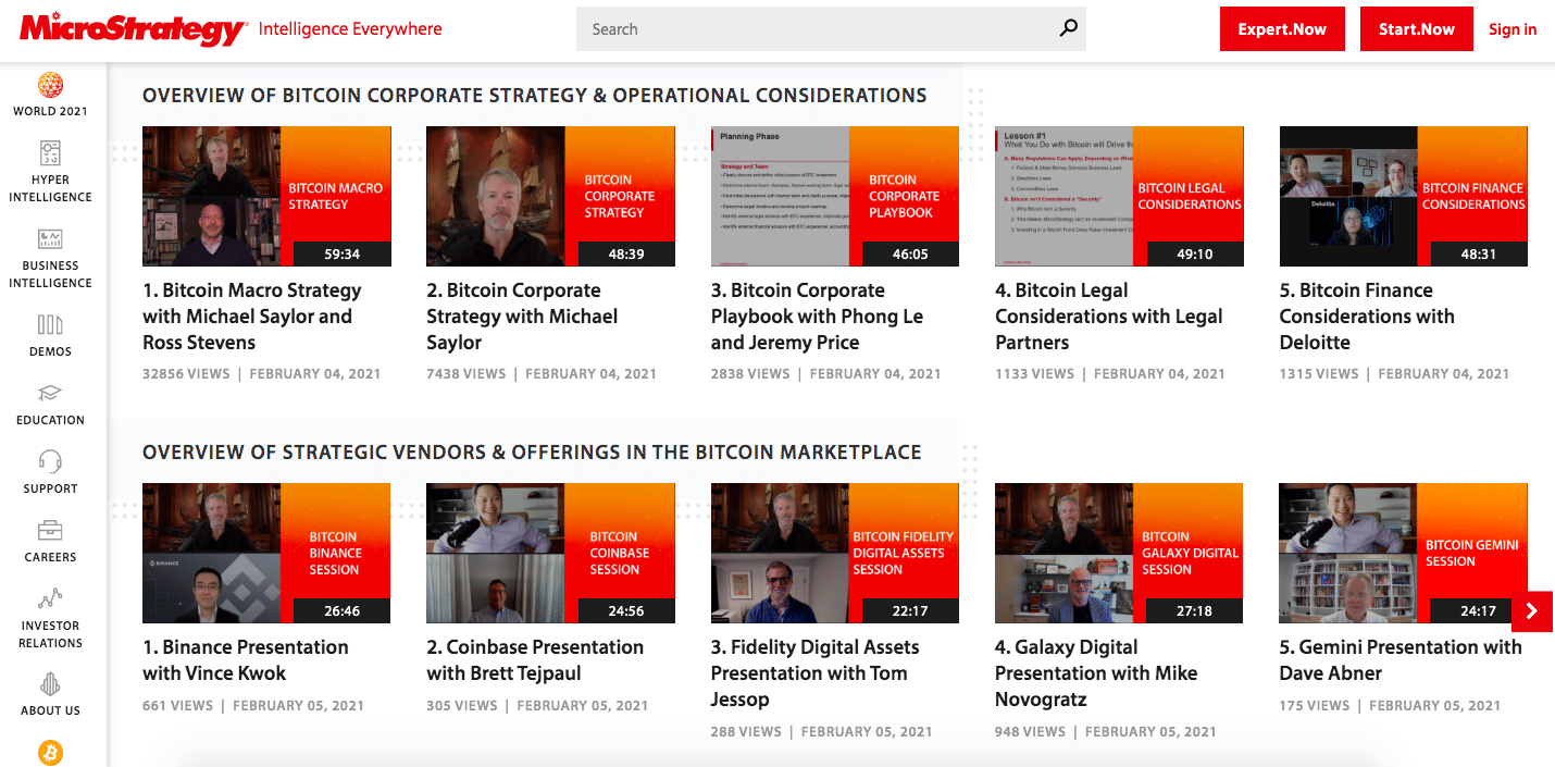 bitcoin investments MicroStrategy " Bitcoin for Corporation"
