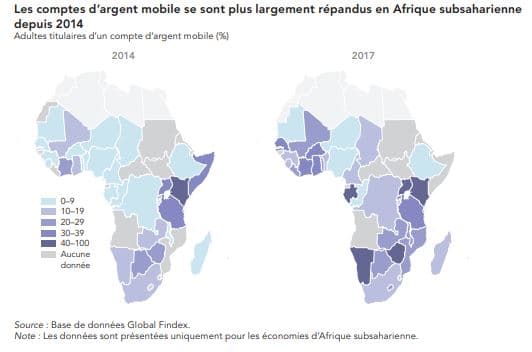 Croissance du mobile money en afrique depuis 2014