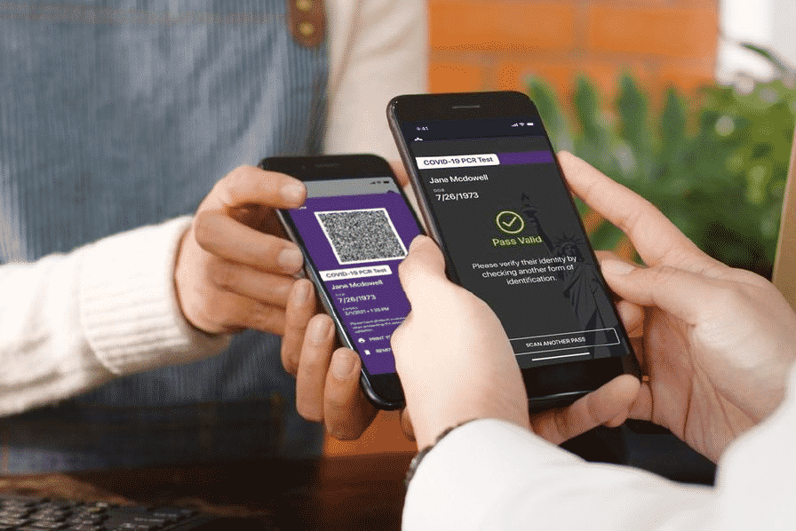 transaction blockchain covid19