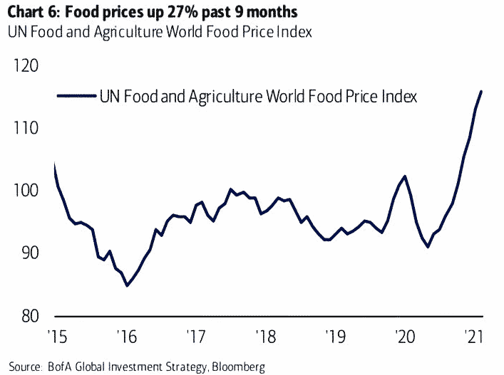 UN World food index