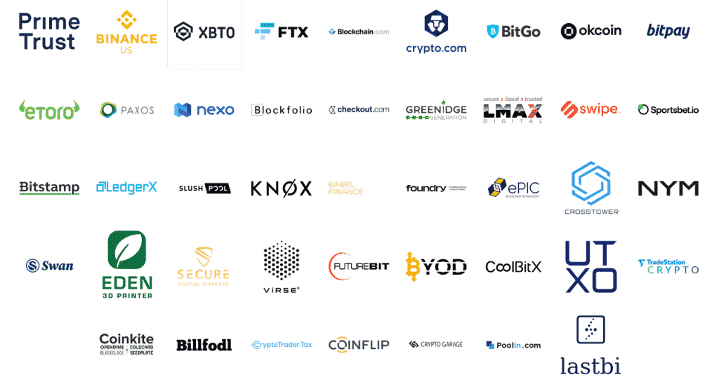 Listes des sponsors de la conférence bitcoin 2021 Miami