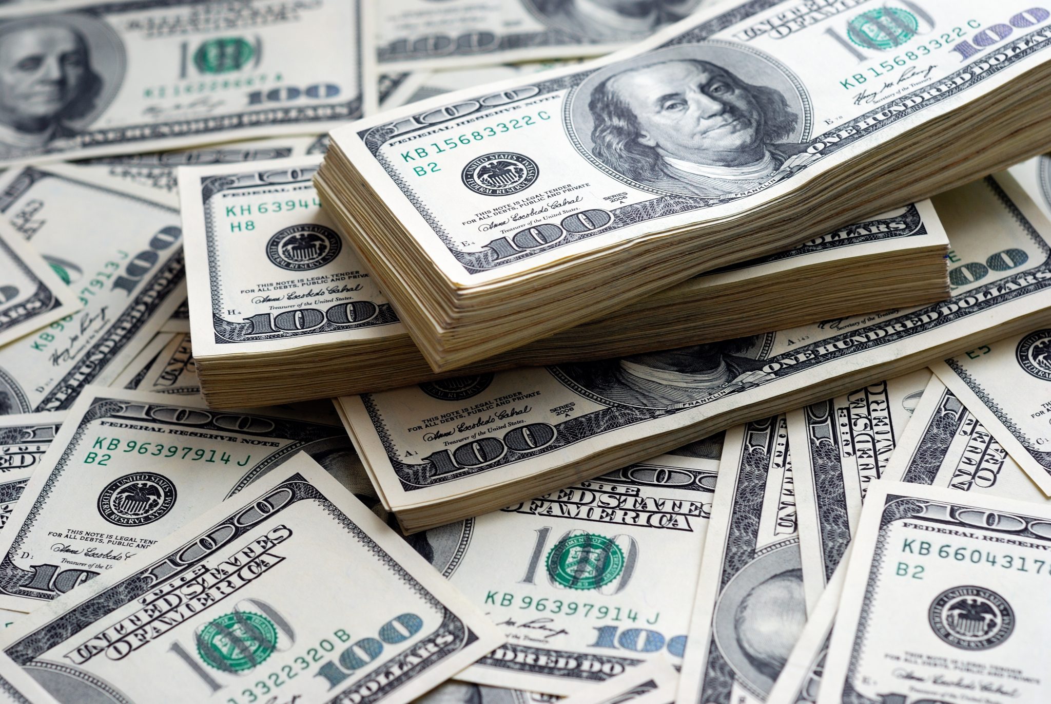 Dollar bank note money background