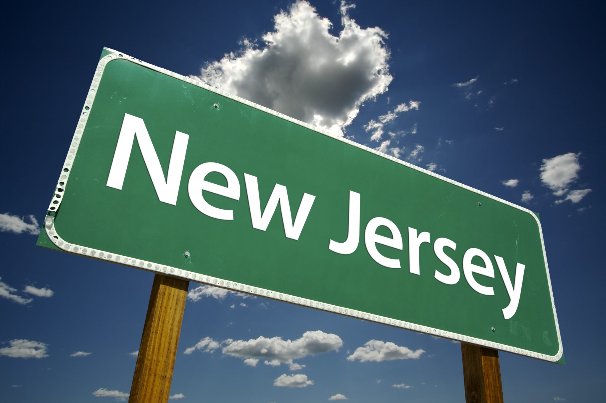 New Jersey Road Sign