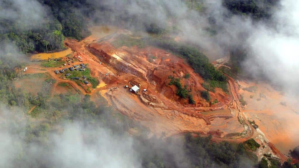 Mines d'or en Guyane, Source : AFP